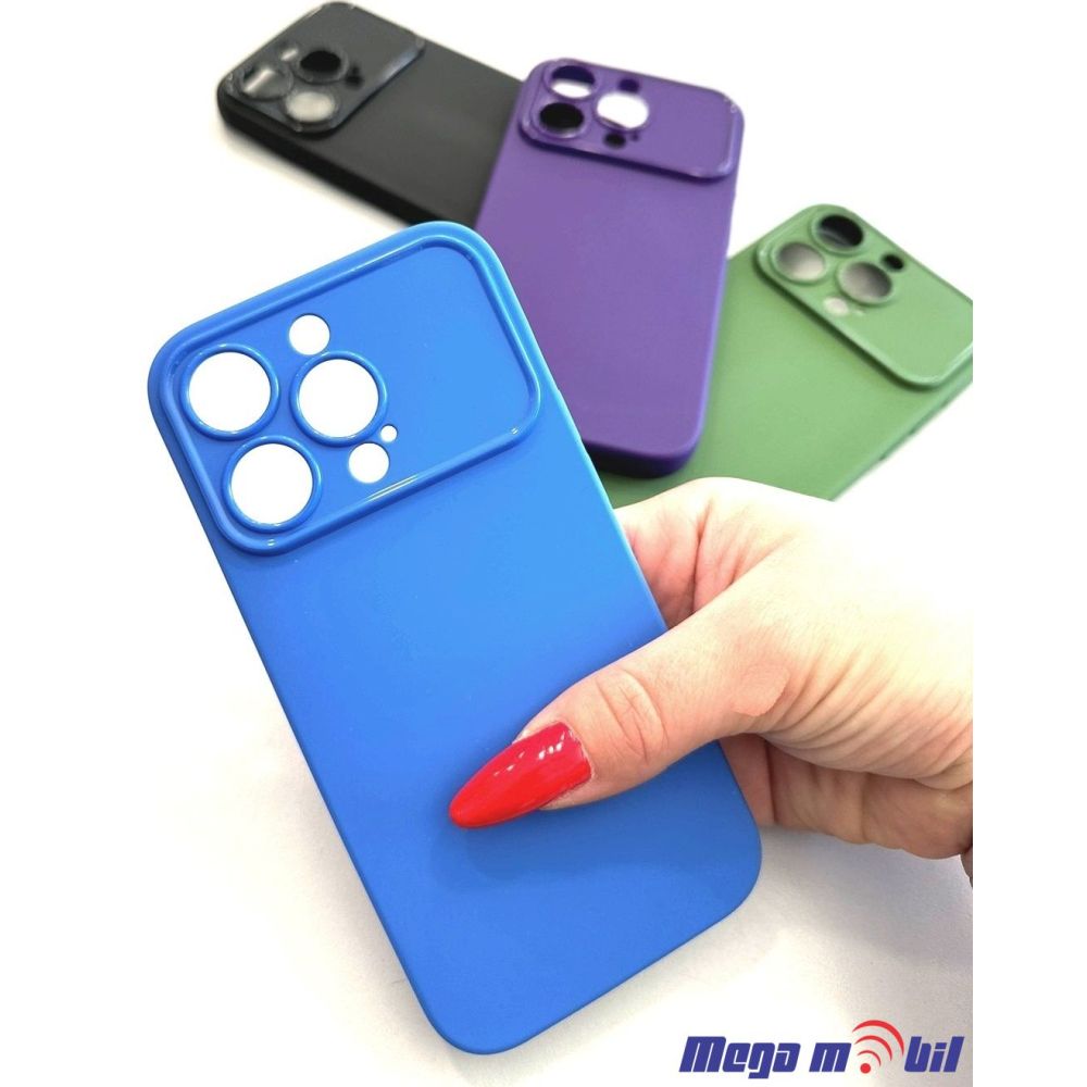 Futrola iPhone 14 Glossy frame blue