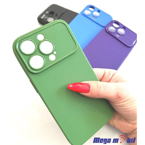 Futrola iPhone 14 Glossy frame green