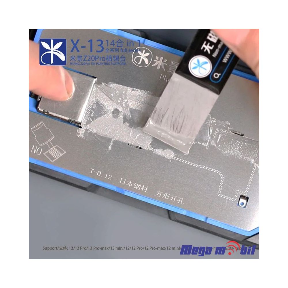 Resetka za BGA iPhone X-15 Pro Max Mijing Z20 Pro Middle frame rebaling platform