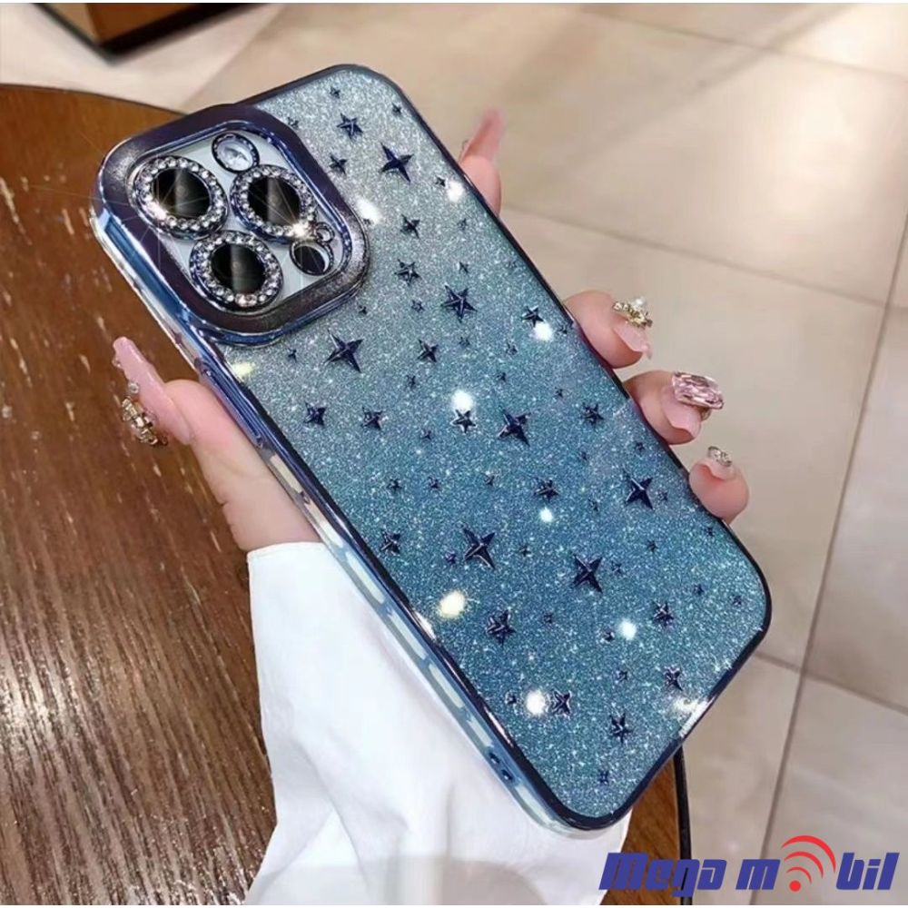 Futrola iPhone 12 Shiny Star blue.