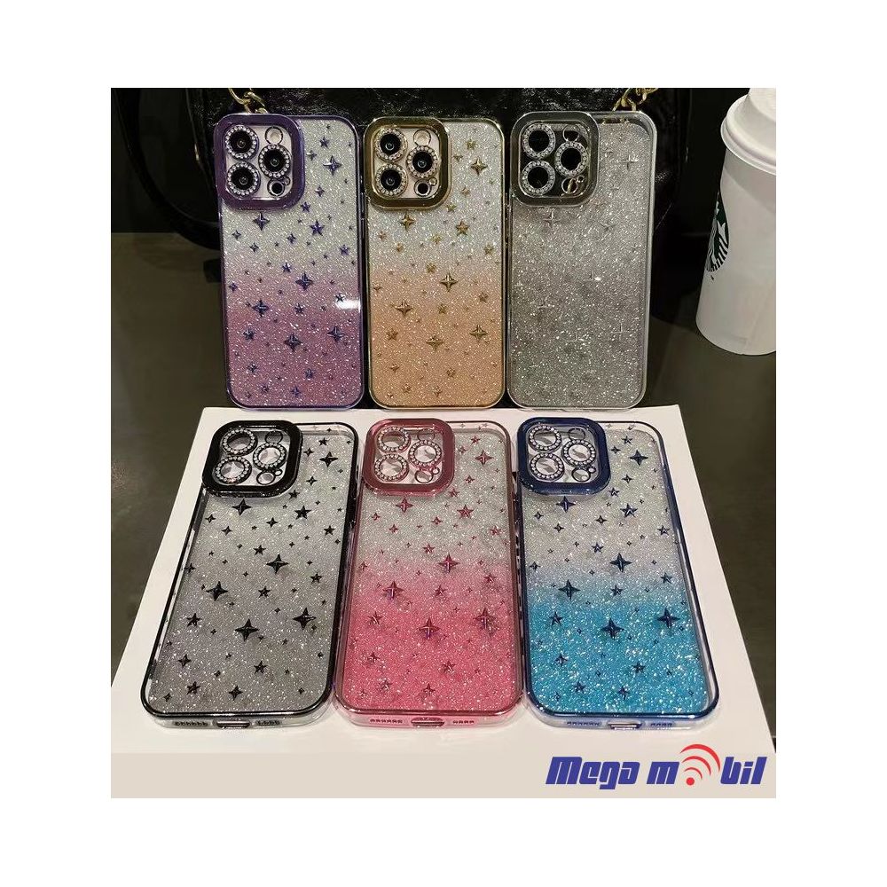 Futrola iPhone 12 Shiny Star silver.