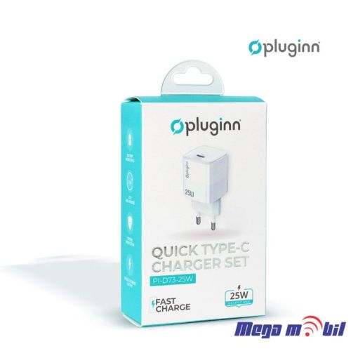 Polnac 220V Pluginn PI-D73 QC3.0 PD3.0 PPS PD 27W white