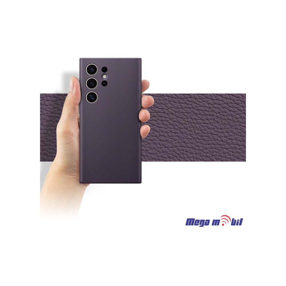 Futrola Samsung S24 Ultra Alu Leather purple