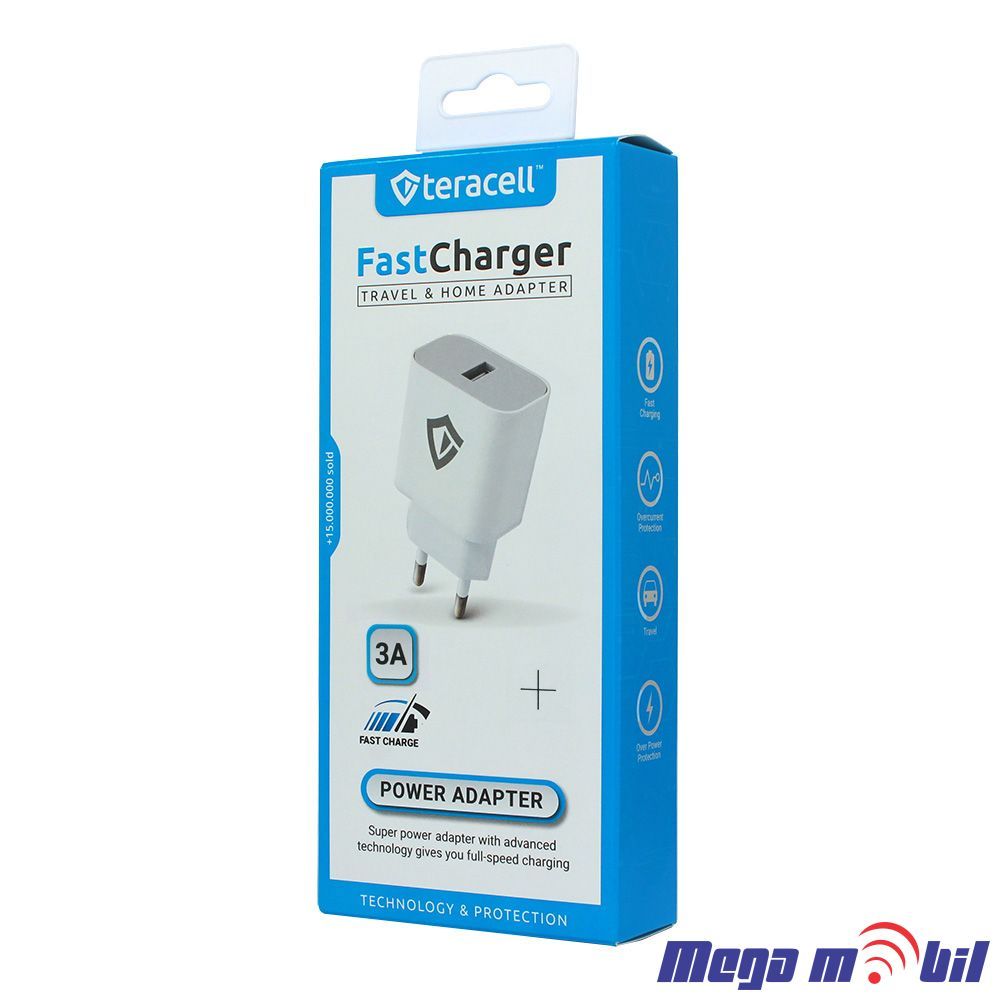 Polnac 220V iPhone Teracell Evolution TC-09 QC4.0 white 20W