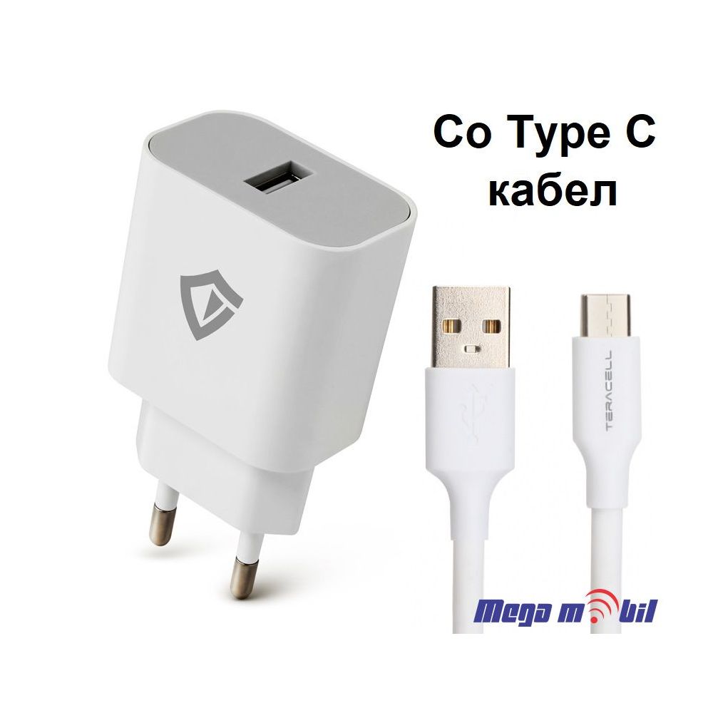 Polnac 220V Type C Teracell Evolution TC-09 QC4.0 white 20W