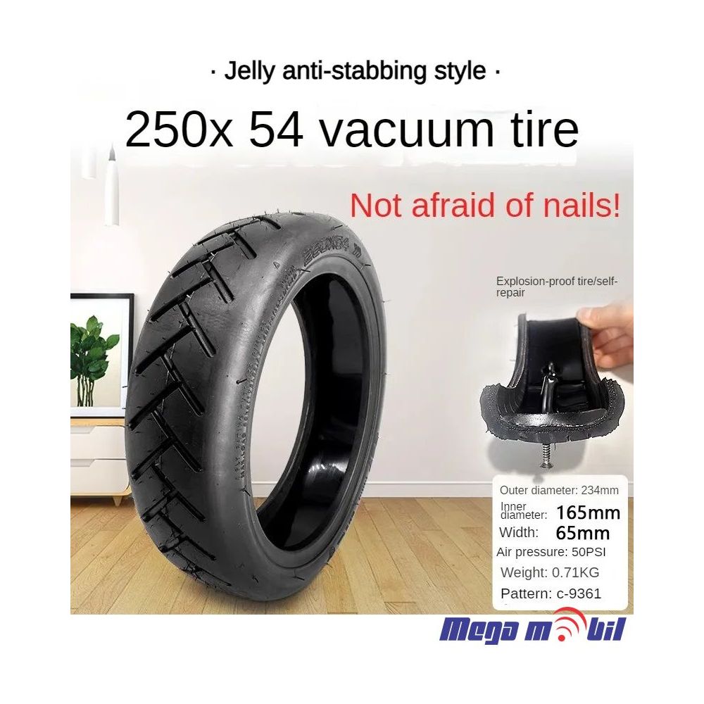 Tubeless guma CST 250X54 za Xiaomi 4 vnatresno oblozena so lepak