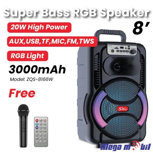 Zvucnik Bluetooth Karaoke ZQS8166