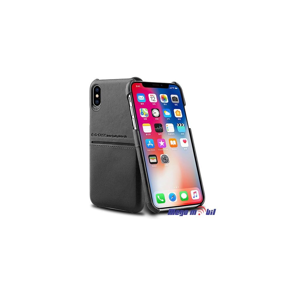 Futrola iPhone X /XS  G-Case leather black