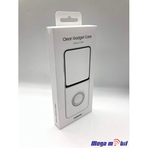 Futrola Samsung Gadget Galaxy Z Flip 5 transparent/black (predna i zadna) ORG 