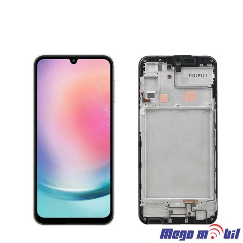 Ekran Samsung A245F/ A24 4G SO RAMKA full org