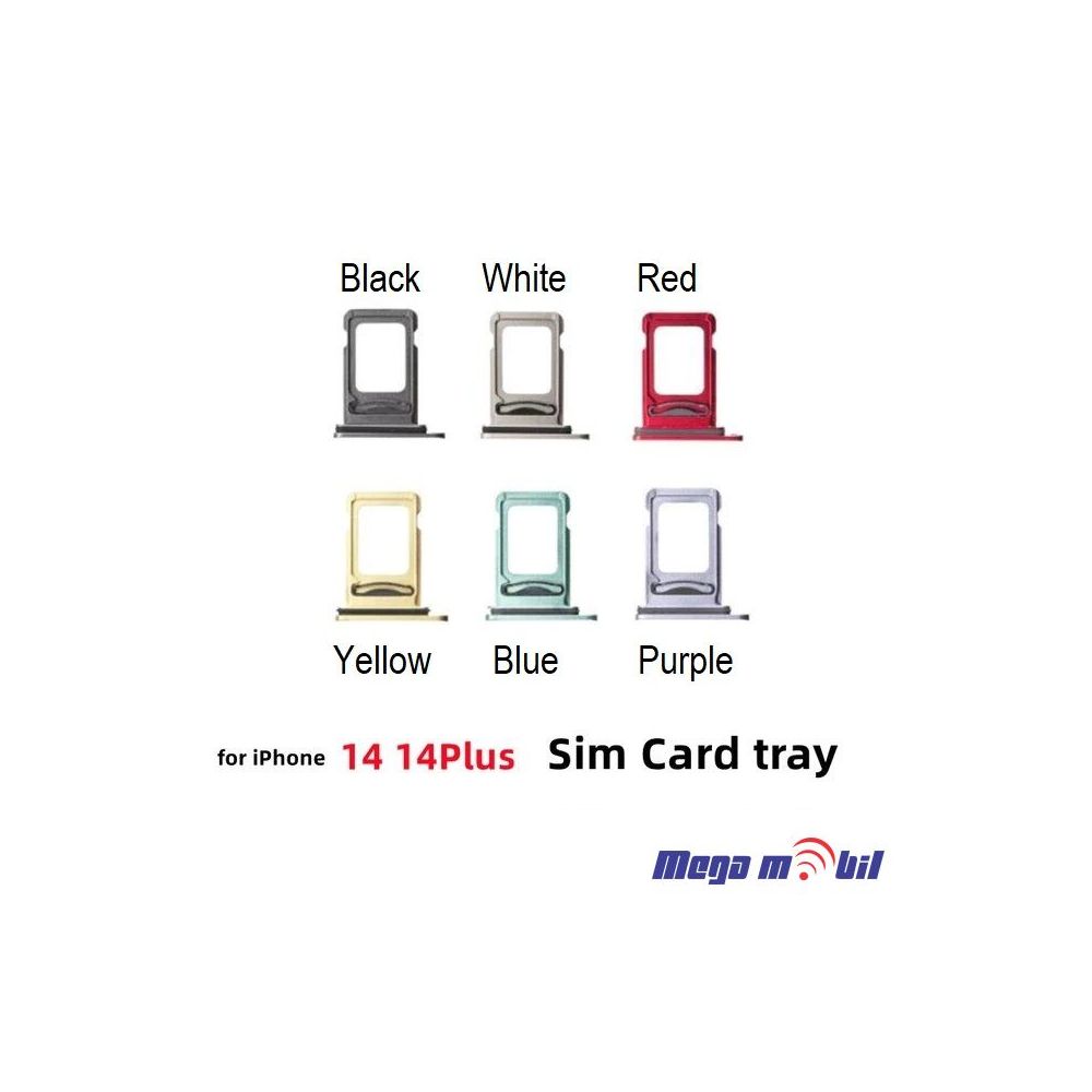 Drzac za Sim iPhone 14/ 14 Plus red