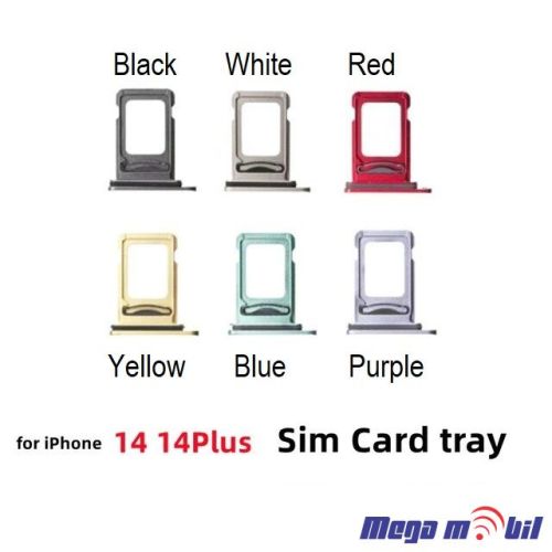 Drzac za Sim iPhone 14/ 14 Plus red