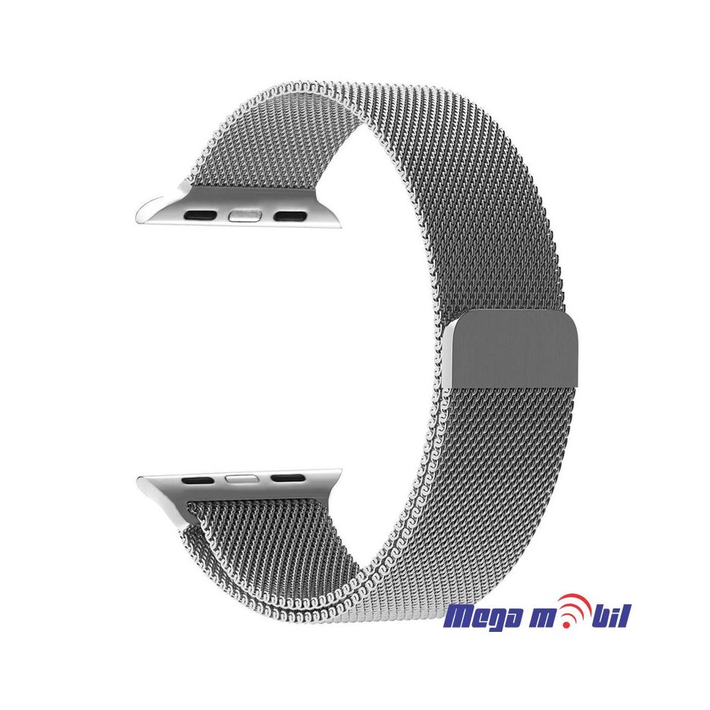 Remce za Smart Watch Apple Milanese Loop 42/44mm silver