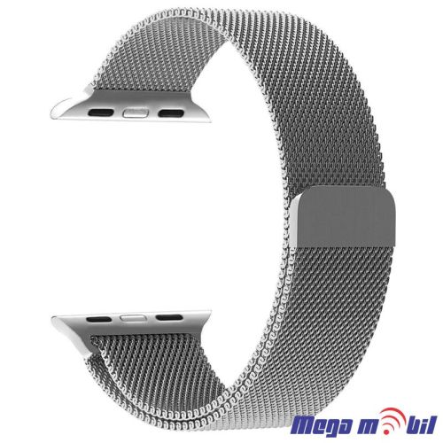 Remce za Smart Watch Apple Milanese Loop 42/44mm silver