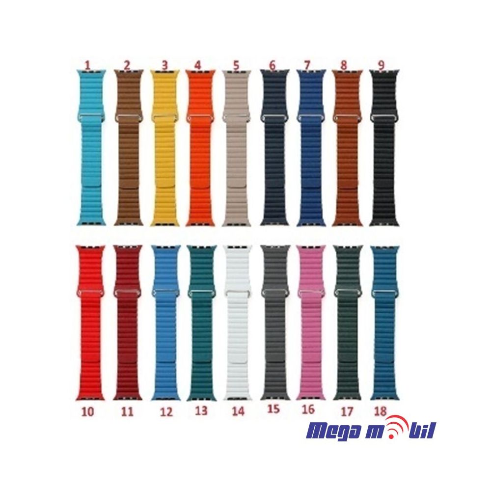 Remce za Smart Watch Apple Loopback magnetic leather 38/40mm color 6.
