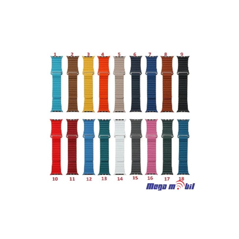 Remce za Smart Watch Apple Loopback magnetic leather 42/44mm color 9