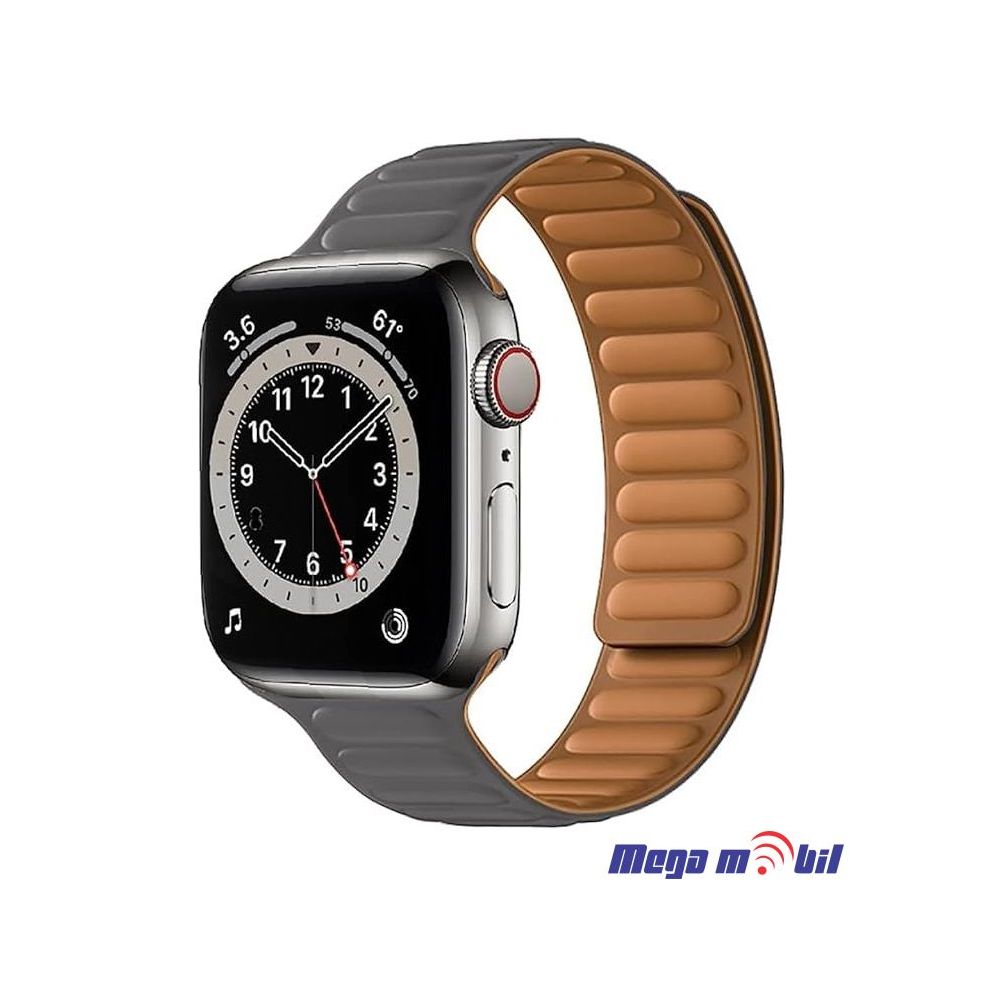 Remce za Smart Watch Apple Magnetic Silicon 42/44mm grey