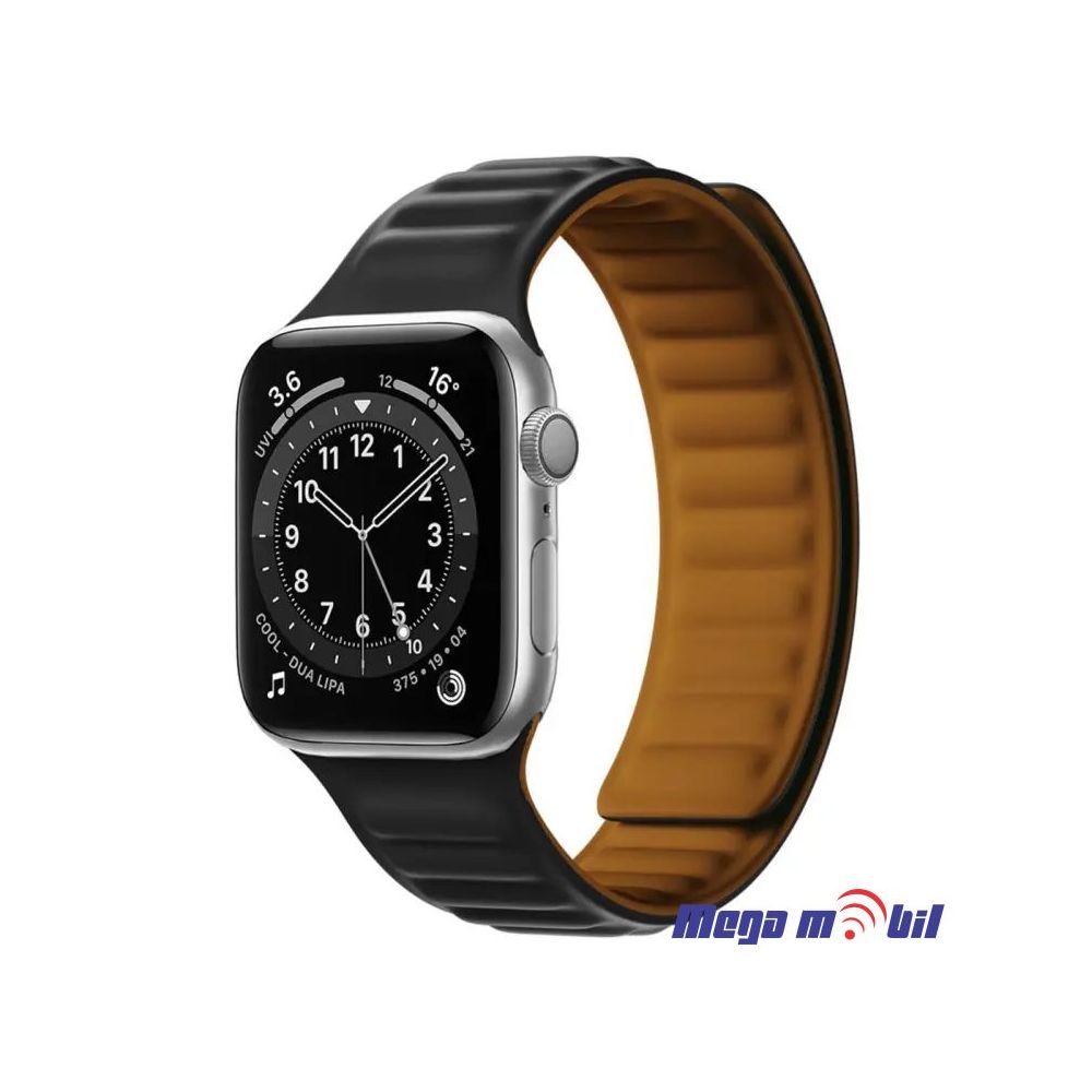 Remce za Smart Watch Apple Magnetic Silicon 42/44mm black