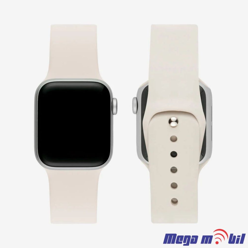 Remce za Smart Watch Apple Silicon 42/44mm Starlight