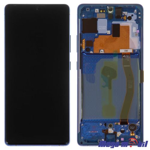 Ekran Samsung G770 S10 lite SO RAMKA Blue full org SH