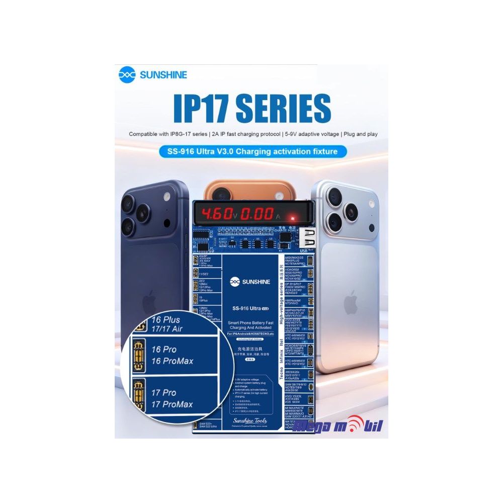 Tester za baterii iPhone + Android All in one SS916 Ultra
