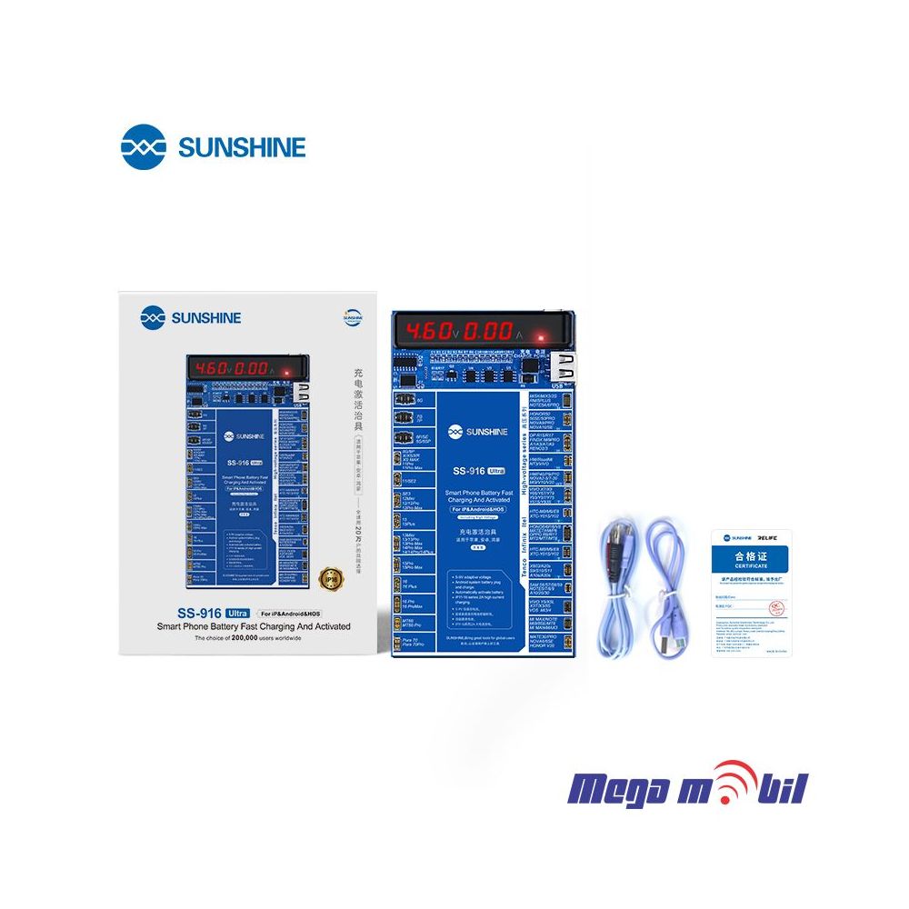 Tester za baterii iPhone + Android All in one SS916 Ultra