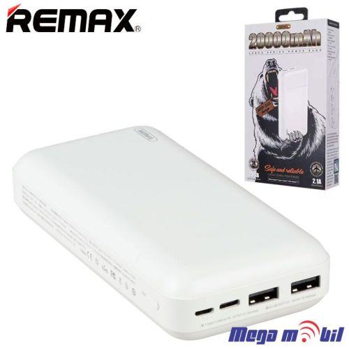 Baterija eksterna 20000mAh REMAX Lango RPP-166 white