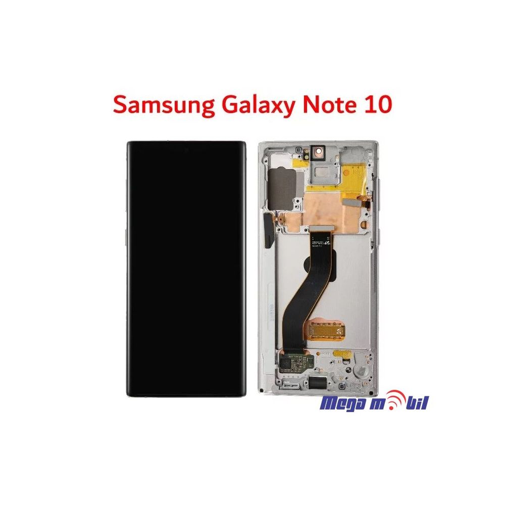 Ekran Samsung N970 Note 10 SO RAMKA White full org SH