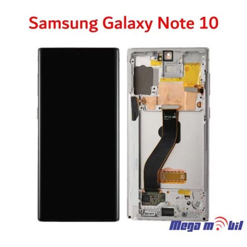 Ekran Samsung N970 Note 10 SO RAMKA White full org SH