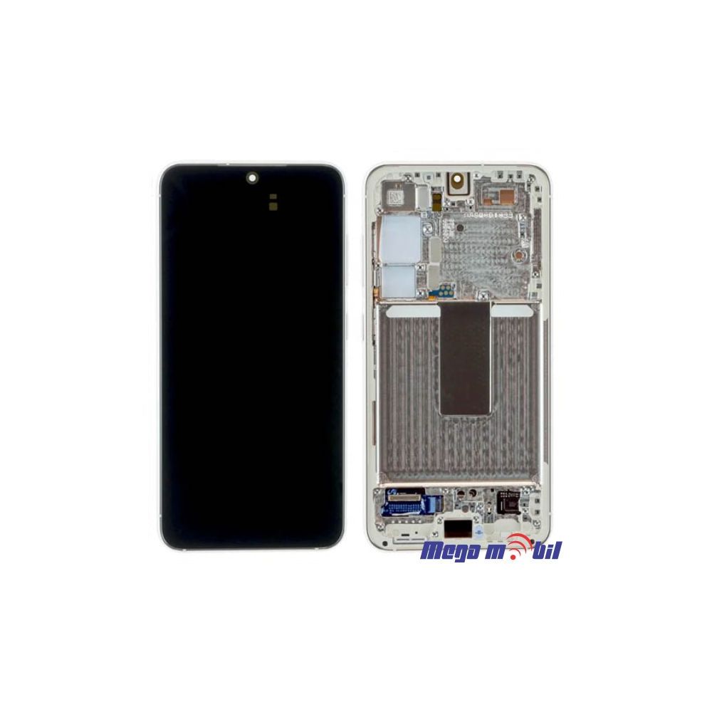 Ekran Samsung S901B S22 SO RAMKA Pink/Gold full org