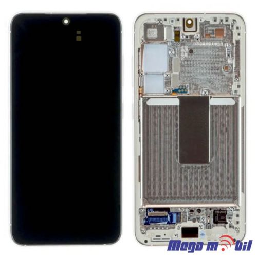 Ekran Samsung S901B S22 SO RAMKA Pink/Gold full org