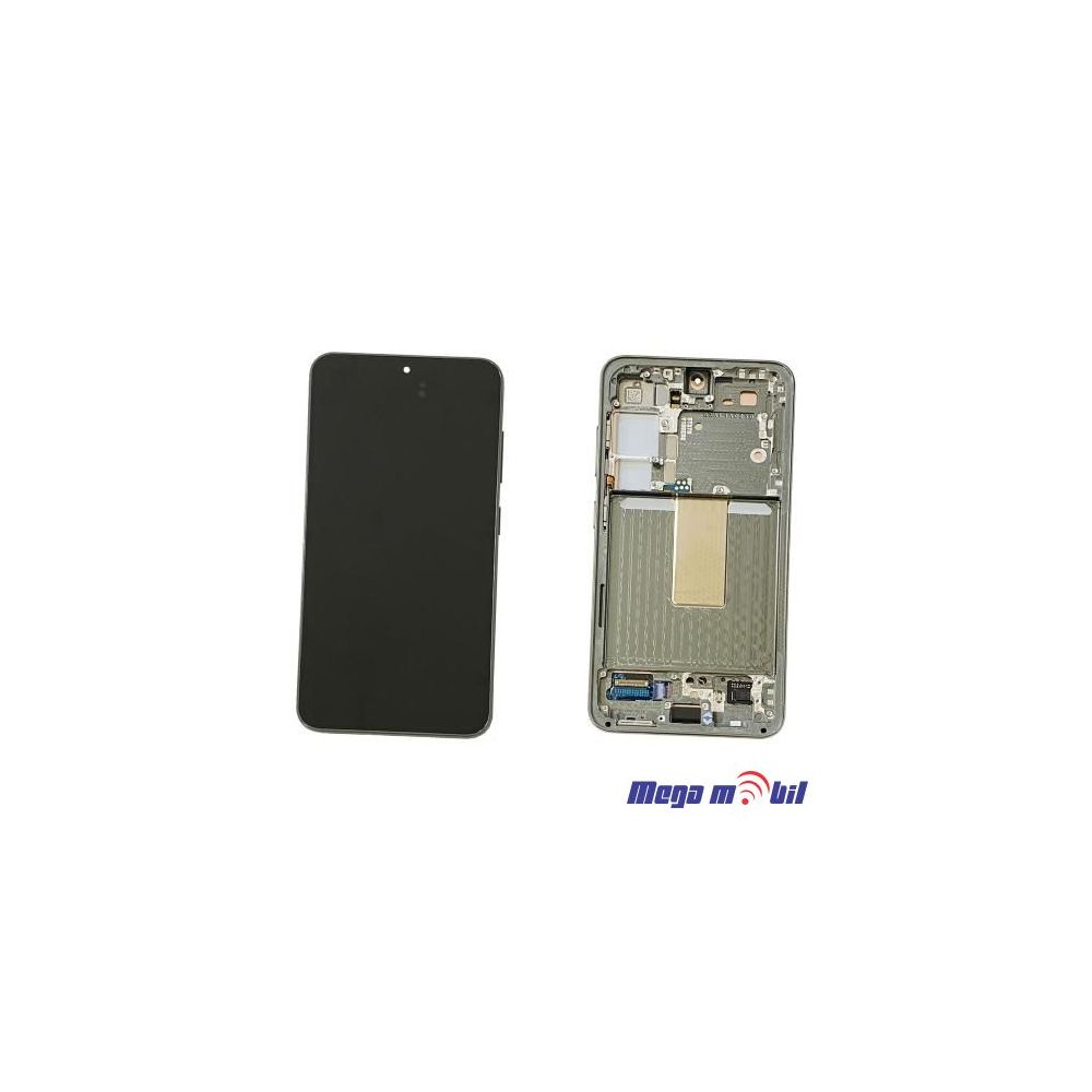 Ekran Samsung S901B S22 SO RAMKA Green full org