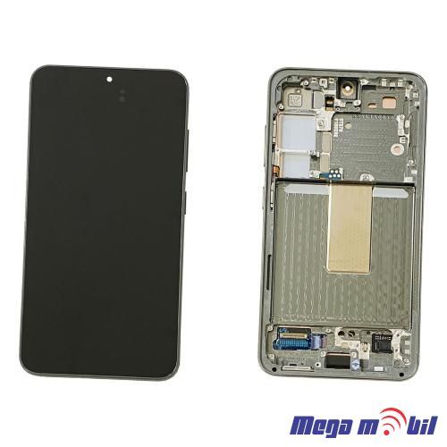 Ekran Samsung S901B S22 SO RAMKA Green full org
