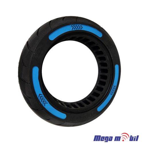 Polna guma za trotinet 10x2.125 za Ninebot Segway THREE STRIPES Blue