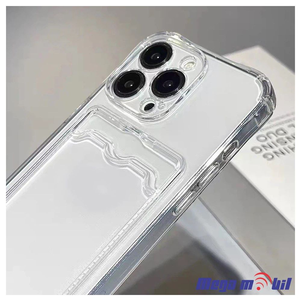 Futrola iPhone 15 Silicon Pocket transparent