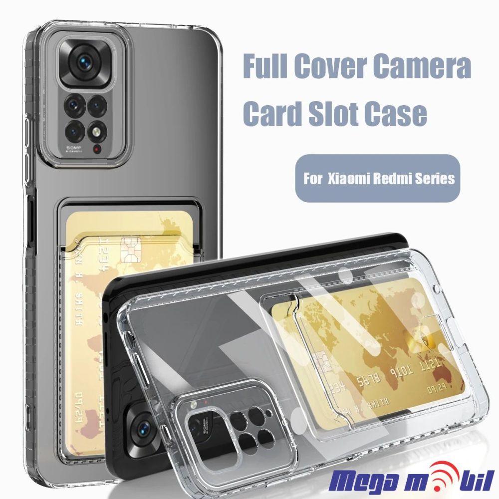 Futrola Xiaomi Redmi 13C Silicon Pocket transparent.