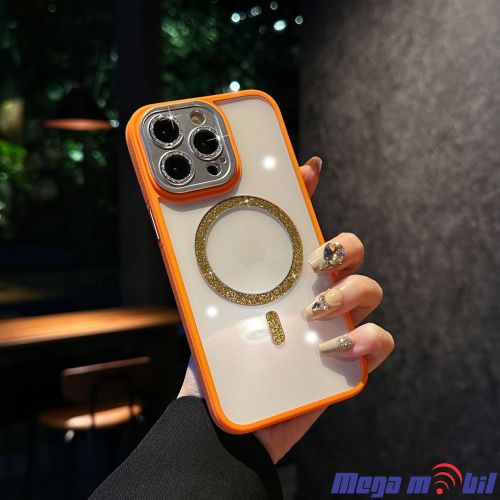 Futrola iPhone 15 Pro Max Magsafe Shining orange
