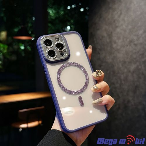Futrola iPhone 14 Pro Magsafe Shining purple.