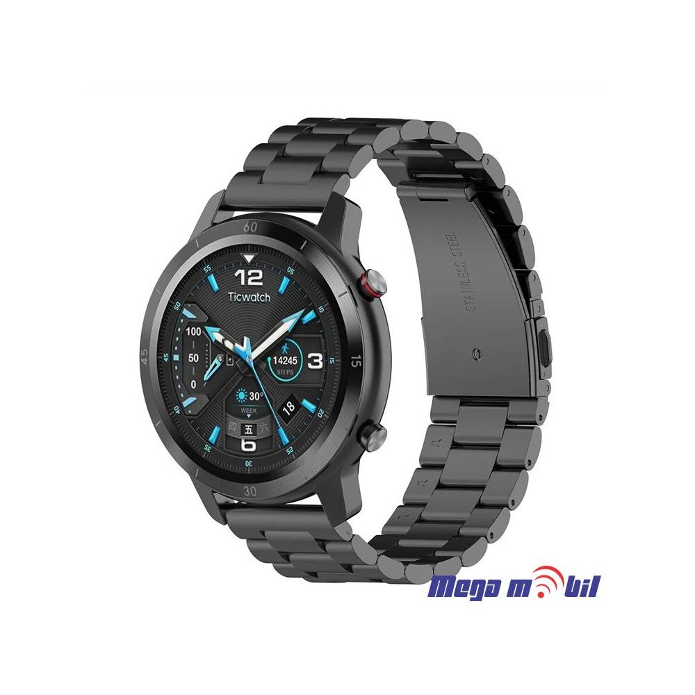 Remce za Smart Watch Uni Metal Tip 1 20mm black