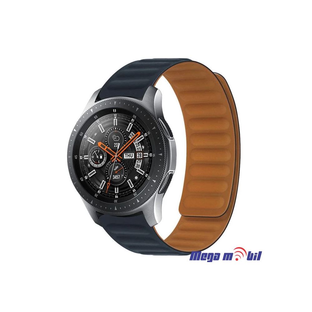 Remce za Smart Watch Magnetic Leather 22mm black
