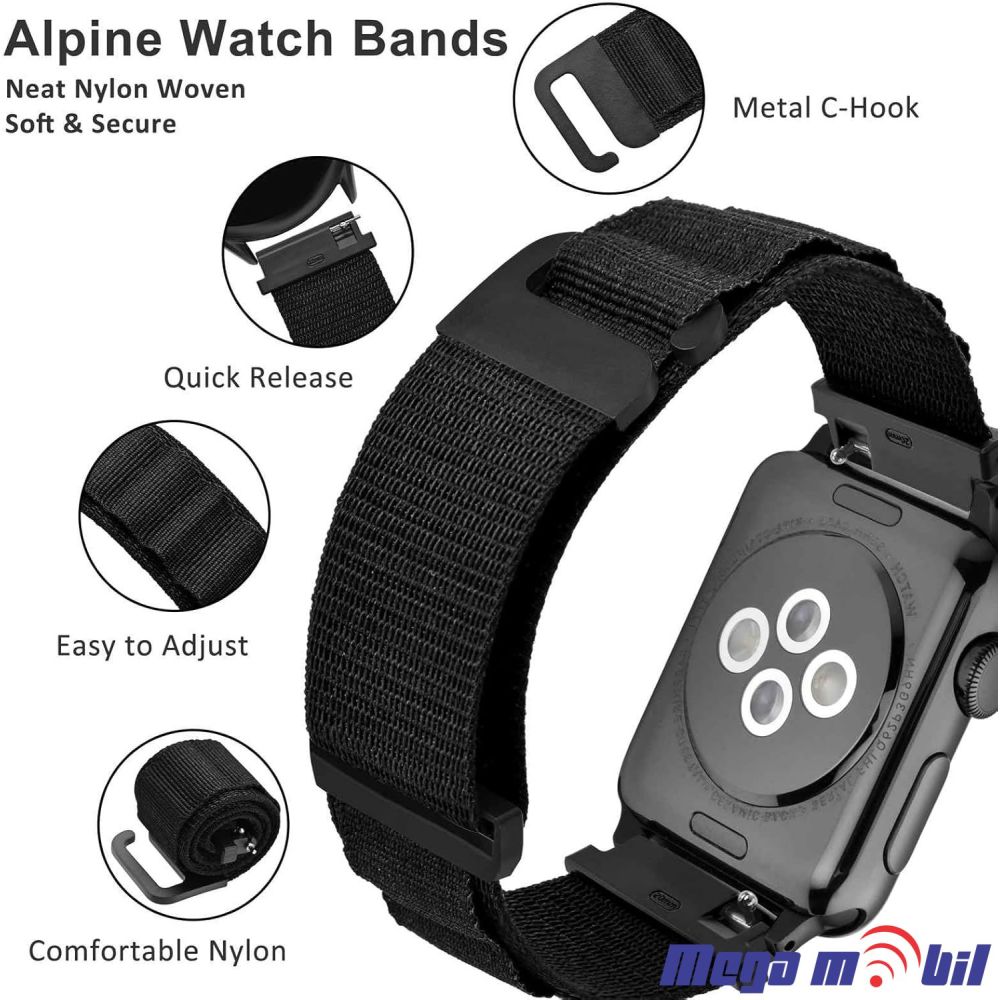 Remce za Smart Watch Alpine loop 20mm starlight