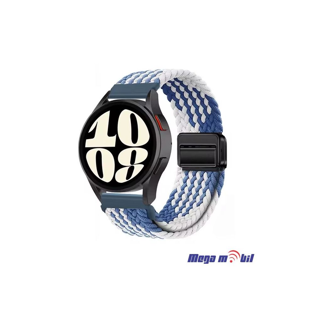 Remce za Smart Watch Nylon 22mm blue/white