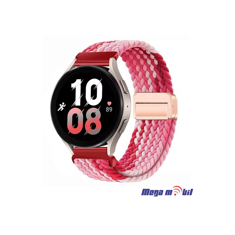 Remce za Smart Watch Nylon 22mm strawberry red