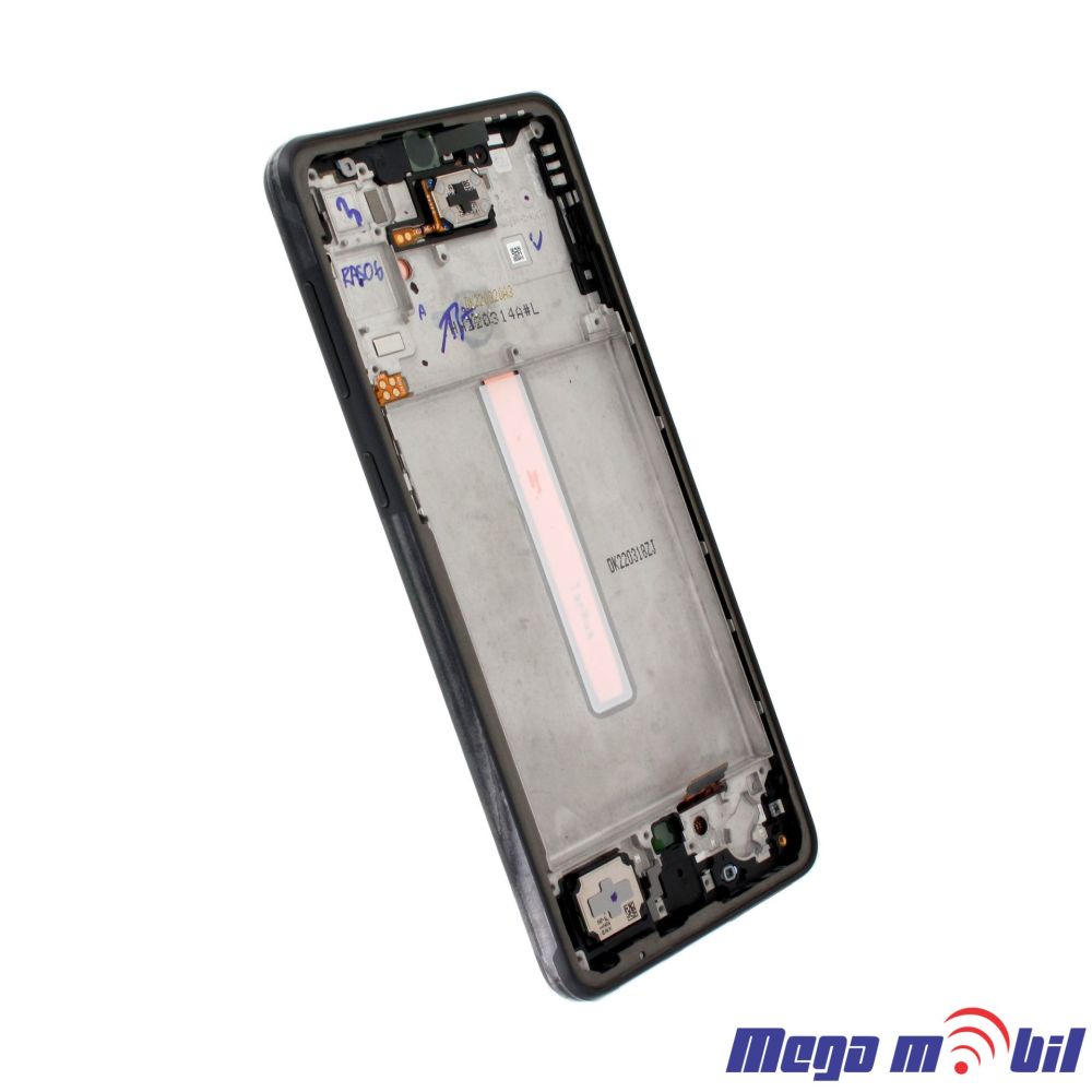 Ekran Samsung A336B/ A33 5G SO RAMKA black full org SH