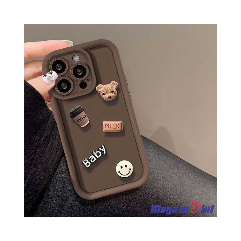 Futrola iPhone 12 Teddy Fashion brown