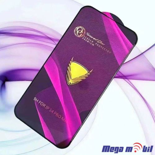 Tempered glass za iPhone 17/16 Pro Golden Armor 5D black