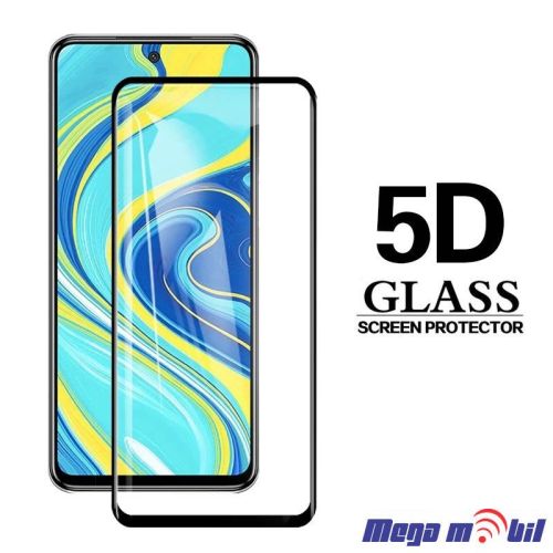 Tempered glass za iPhone 16 Pro Max 5D. black.