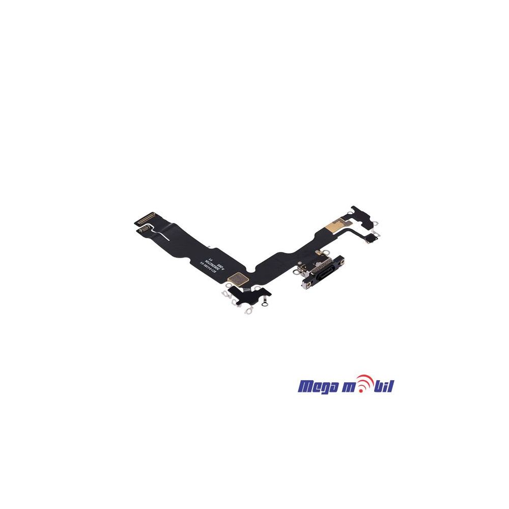 Konektor za polnenje iPhone 15 Plus so flet black org