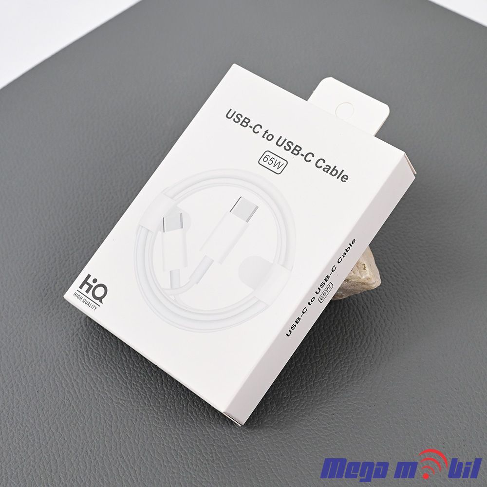 Data Kabel Type C PD L 3G 65W 1m FAST White