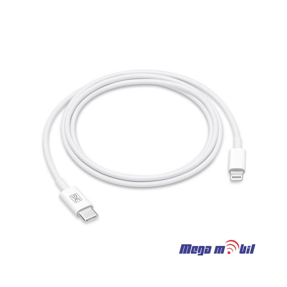 Data Kabel iPhone PD L 3G 27W 1m FAST White